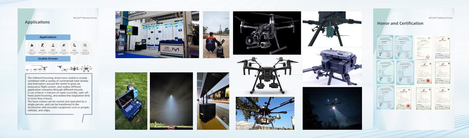 Carico utile del drone legato