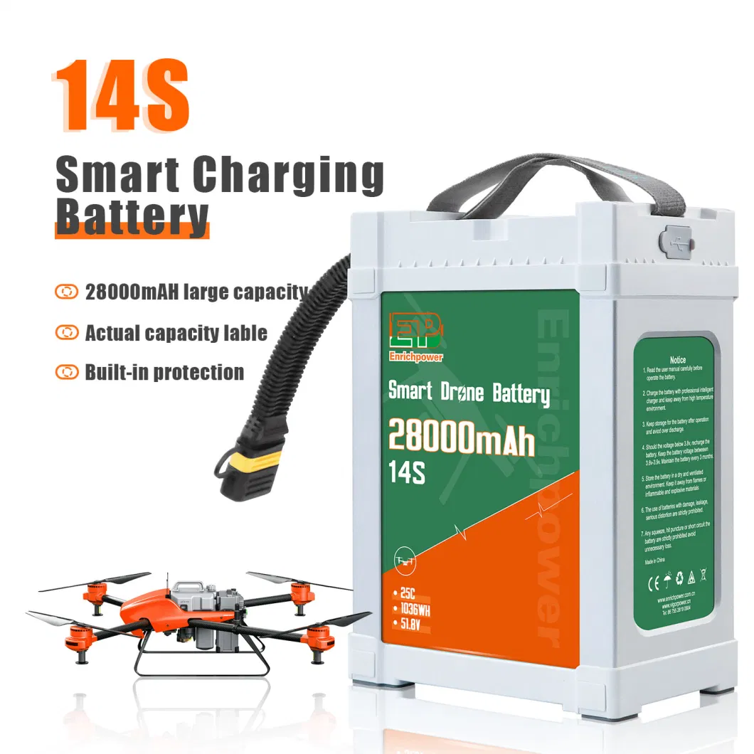 Modulo di alimentazione per droni personalizzato con batteria da 51,8 V Modulo di volo per droni AC-DC 0
