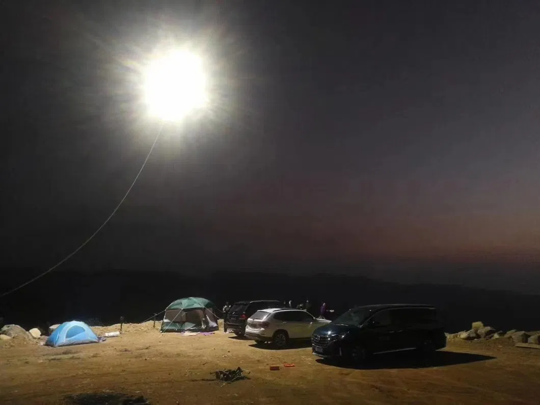 Illuminazione MYUAV Drone da Tether Cable Fornitura di energia ininterrottamente 24 ore per l'illuminazione di emergenza 0