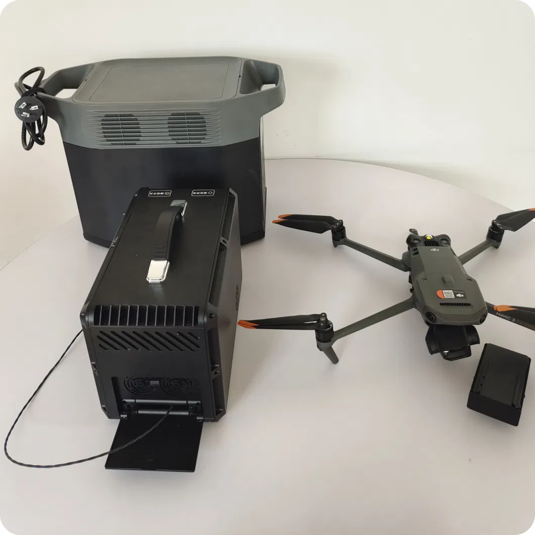 Dji Mavic 3 sistema di alimentazione collegato per la comunicazione di trasmissione o di trasmissione ad alta quota 3