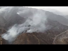 Video di combattimento degli incendi boschivi