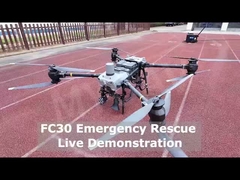 Demonstrazione dal vivo del MYUAV FC30 per il salvataggio di emergenza