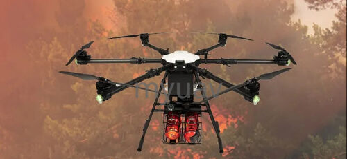 ultime notizie aziendali su MYUAV UAV sistema di emergenza antincendio UAV + camion dei pompieri programma di collegamento antincendio urbano a grattacieli