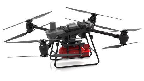 ultime notizie aziendali su FC30 Drone montato cannone idrico antincendio DJI FC30 Drone Myuav Drone legato fino a 240m