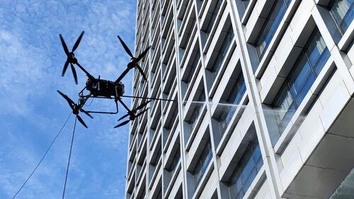 ultime notizie aziendali su MYUAV FC30X doppio drone di pulizia ad alta quota di 120 metri