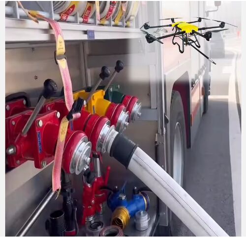 ultime notizie aziendali su Adattamento e vantaggi dei tubi flessibili antincendio nei veicoli aerei senza equipaggio per la lotta antincendio