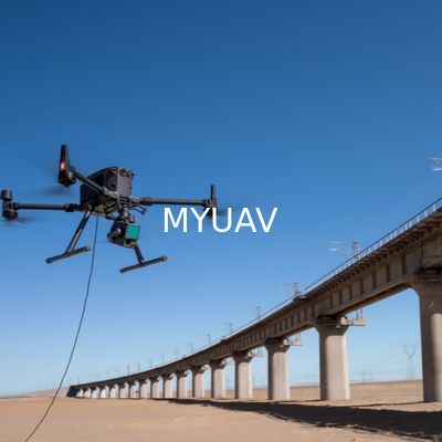 MYUAV Bridge Inspection Drone Tethered System AI Facile da usare Alta sicurezza
